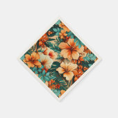 #29 Bloemen patroon Servet (Hoek)