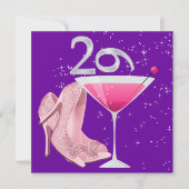 29 ENCORE UNE Fête d'anniversaire Invitation par S (Devant)