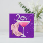 29 ENCORE UNE Fête d'anniversaire Invitation par S (Debout devant)