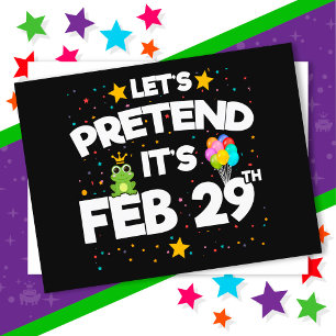 29 februari Schrikkeldag Laten we doen alsof het e Briefkaart