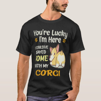 29 Ik had thuis kunnen blijven met Corgi T-shirt