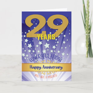 29 Jaar Hersteljubileum Vet Numeriek Kaart
