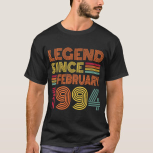 29 jaar oud Geweldige sinds februari 1994 29e gebo T-shirt