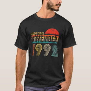29 jaar oud retro verjaardagscadeau legende sinds t-shirt