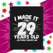 29 Jaar Oud Sarcastisch Meme Grappig 29e Verjaarda Kaart