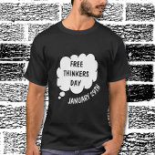 29 januari is gratis Thinkers Day shirt