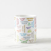 29 mars Mug d'anniversaire (Centre)