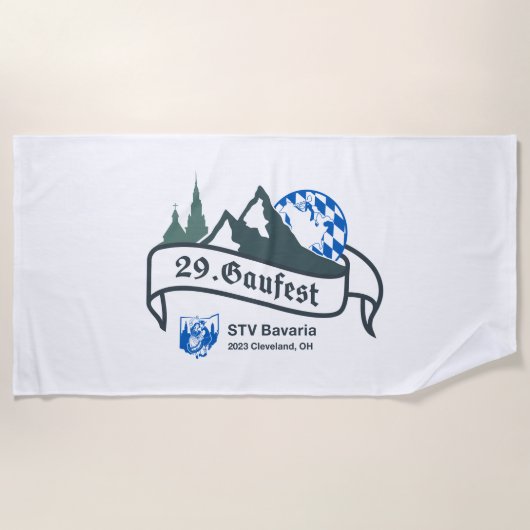 29. Serviette de plage de Gaufest (Devant)