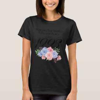 29 Verjaardag De wereld een betere plek sinds T-shirt