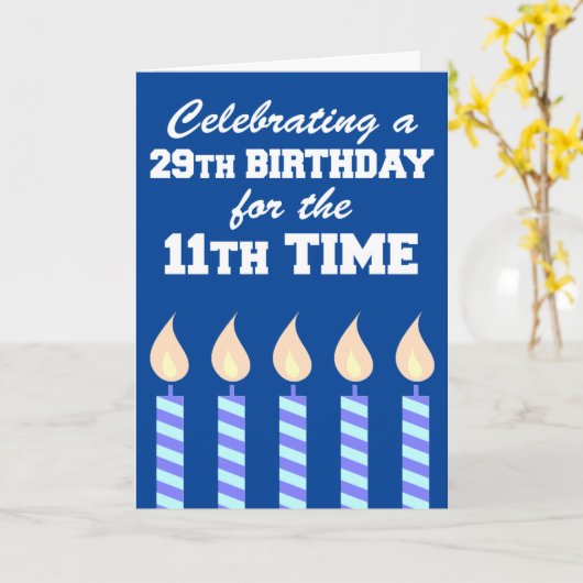 29e anniversaire 11e heure 40e carte (Fleur jaune)