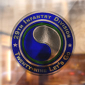 29e infanteriedivisie raamsticker (Vel 2)