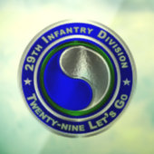 29e infanteriedivisie raamsticker (Vel 3)