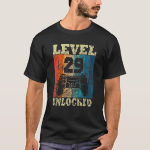 29e jaartal niet-vergrendelde Vintage voor gamers T-shirt