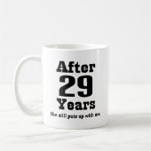 29e Jubileum (Funny) Koffiemok (Links)