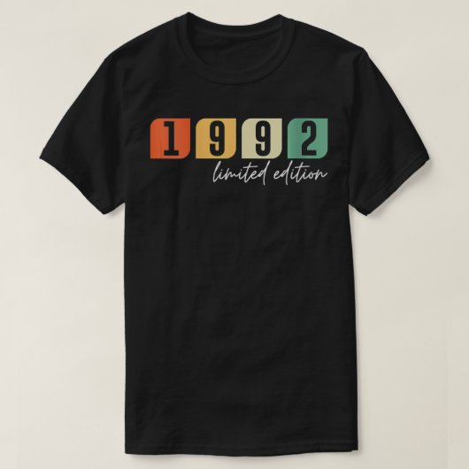 29e Man vrouw 29 jaar dagendag T-shirt (Design voorkant)