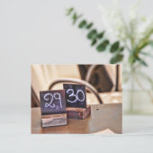 29e ou 30e anniversaire Carte postale Invitation i (Debout devant)