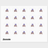 29e verjaardag design hart sticker (Vel)
