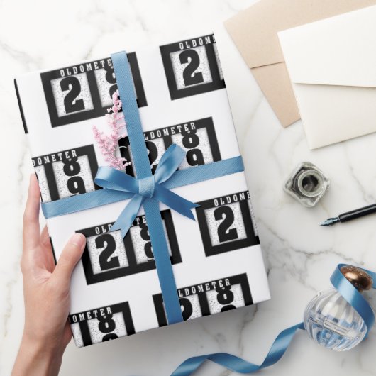 29e verjaardag Odometer Cadeaupapier (Geschenken)