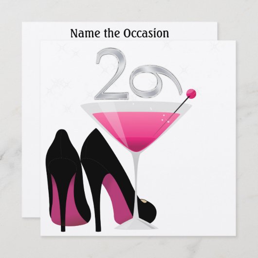 29e verjaardag uitnodiging van SRF (Voorkant / Achterkant)