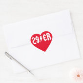 29er hart sticker (Envelop)