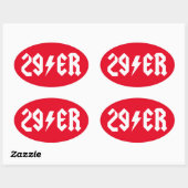 29er ovale sticker (Vel)