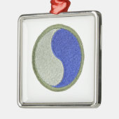 29th metalen ornament (Links)