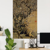 2. 梅 小 図, 若 冲 Plum Blossom & Small Birds, Jakuchüu Poster (Thuiskantoor)