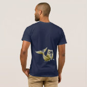 2.0 zeehondengeel goud t-shirt (Achterkant volledig)