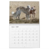 2 2016 calendrier de soie de Windhounds et d'amis (Mar 2027)