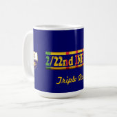 2/22nd Inf., 25th Inf. Div. VSR Triple Deuce Mok (Voorkant links)
