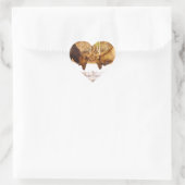 2~ 2 Bull Elk in de sneeuw Hart Sticker (Tas)