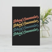 2/2- Terug naar schoolconsulenten van  scholen Bedankkaart (Staand voorkant)