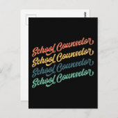 2/2- Terug naar schoolconsulenten van scholen Briefkaart (Voorkant / Achterkant)