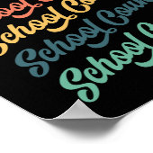 2/2- Terug naar schoolconsulenten van scholen Poster (Hoek)