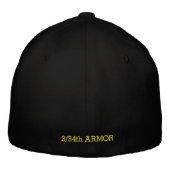 2/34e Armor M48 Vet de combat Casquette brodé (Dos)