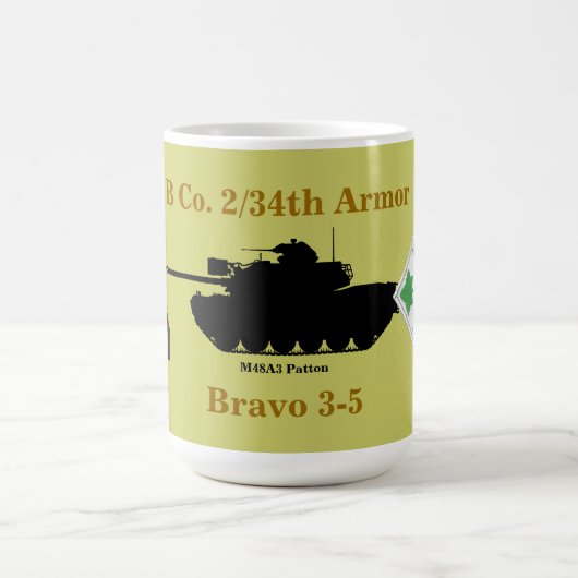 2/34e kamer, 4e inf. Div. M48A3 Aangepaste Mok (Center)