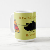 2/34e kamer, 4e inf. Div. M48A3 Aangepaste Mok (Voorkant links)