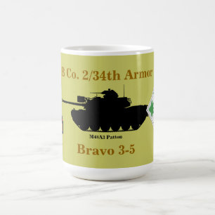 2/34th Armure, 4èmes FNI. Division. Tasse de la