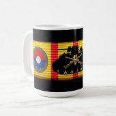 2/47th Tasse de ruban de service du Vietnam (Devant gauche)