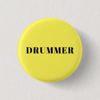 2,50 Cm Badge rond jaune tambour