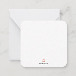 2,5-inch x 2,5-inch flatpanel kaart notitiekaartje