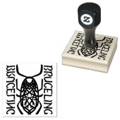 2,5 inch x 2,5 inch rubberen stempel (Gestempeld)