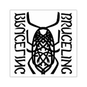 2,5 inch x 2,5 inch rubberen stempel (Afrduk)