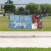 2.5 'x6' Business Aankondiging Rustieke Tin Panel  Spandoek (Insitu)