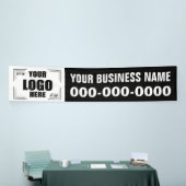 2,5’ x 12’ Votre logo ici avec bannière de logo (Salon professionnel)