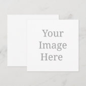 2.5" x 2.5" save the date (Voorkant / Achterkant)