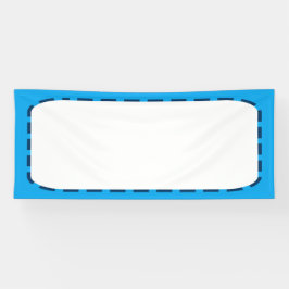 2,5' x 6' Banner DIY Sjabloon TEKST TOEVOEGEN FOTO