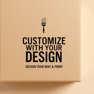  2,5x2,5-inch leeg promotieproduct 	rubberstempel