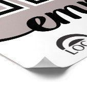 2.5X3IN photo employé du mois affichage Poster (Coin)