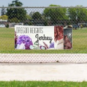 2.5'x6' Business Aankondiging Lavendel Hibiscus op Spandoek (Insitu)